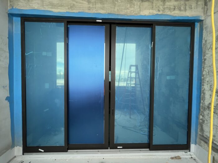 Sliding door opening